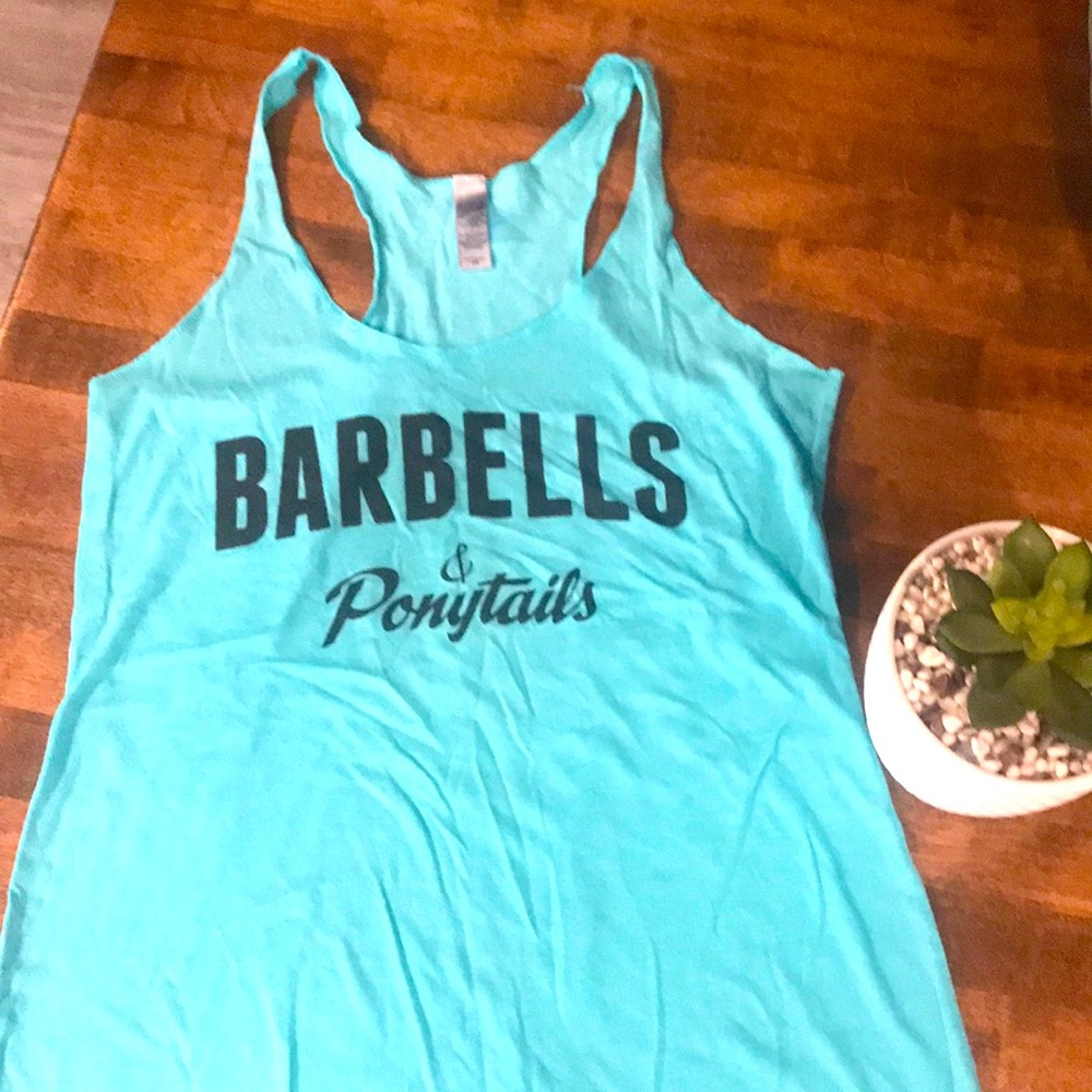 Barbells & Ponytails- XS